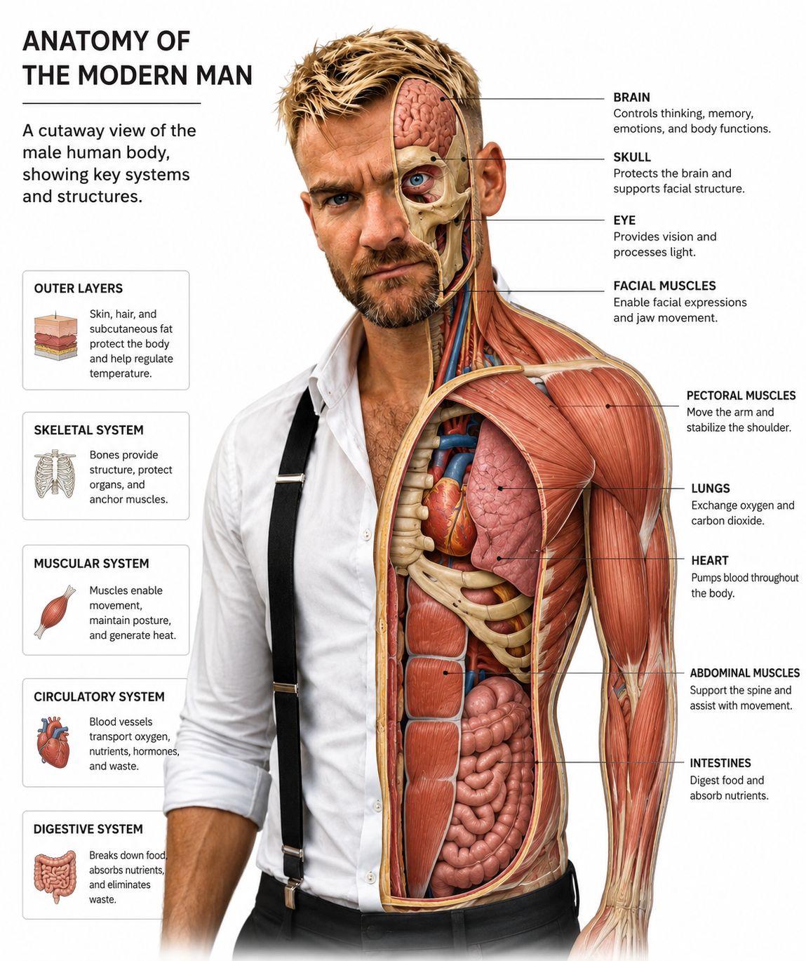 Anatomy of the modern self — visual reference